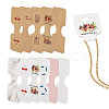 CRAFTDADY 220Pcs 11 Styles Paper Necklace Display Cards CDIS-CD0001-03-7