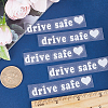 Laser PVC Drive Safe Self Adhesive Car Stickers STIC-WH0013-09A-3