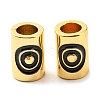 Brass Enamel Beads KK-M247-32G-1