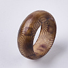 Wood Thumb Rings RJEW-N028-05-M-5