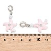 Alloy Enamel European Dangle Charms AL-CBAC2D3-01P-03-3
