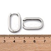 Tarnish Resistant 304 Stainless Steel Huggie Hoop Earrings STAS-S103-21P-3