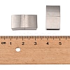 Non-Tarnish 316 Surgical Stainless Steel Bayonet Clasps STAS-G241-21P-3