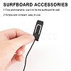 Plastic Sup Split Surfer Paddle Board Fin Clip AJEW-WH0258-882-4