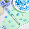 100Pcs Silicone Beads SIL-PA0001-39D-4