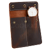 Square Portable Leather Single Watch Pouch Storage Bags ABAG-WH0047-09-1