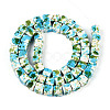 Spray Painted Synthetic Turquoise Beads Strands TURQ-T004-13C-2