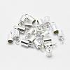 925 Sterling Silver Cord Ends STER-F032-09S-2.5mm-1