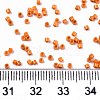 FGB 11/0 Grade A Baking Paint Glass Seed Beads SEED-S030-1028-4