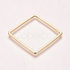 Brass Linking Rings KK-WH0033-37G-2