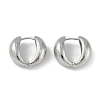 Brass Hoop Earrings EJEW-L292-020P-1