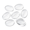Transparent Glass Cabochons GGLA-R022-25x18-4