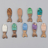 Resin & Walnut Wood Pendants RESI-S389-054A-1