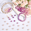 120Pcs Opaque UV Reactive Beads RESI-PA0001-35C-4