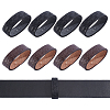 4Bags 2 Colors Cowhide Belt Loop Keepers FIND-PH0061-98B-1