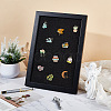 Wood & Plastic Rectangle Photo Frame Stand DJEW-WH0072-13A-01-5