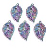 Rainbow Color Alloy Pendants PALLOY-N156-149-NR-1