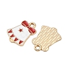Christmas Alloy Enamel Pendants FIND-I067-02KCG-03-2