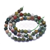 Natural Indian Agate Beads Strands G-L552O-07-6mm-3