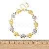 Brass Link Chain Bracelets for Women BJEW-G762-01GP-01-5