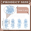 1 Pair Polyester Embroidery Sequin Costume Accessories DIY-LP0004-45-2