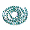 Electroplate Glass Beads EGLA-Q091-10mm-A08-2