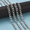 Tarnish Resistant 304 Stainless Steel Mother-Son Figaro Chains CHS-A003H-2.3NK-6