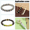 50Pcs Brass Spacer Beads RB-AR0003-23-6