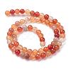Natural Carnelian Bead Strands G-R411-29-4mm-2