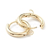 201 Stainless Steel Huggie Hoop Earring Findings STAS-P283-01E-G-2