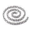 Tarnish Resistant 304 Stainless Steel Byzantine Chains CHS-K010-03A-P-2