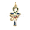 Brass Enamel Pendants KK-CBAA41C-08G-1