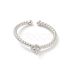 Brass Cup Peg Open Cuff Ring Settings KK-G518-02P-02-2