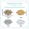 4Pcs 2 Colors Cloth Rhinestone Shoe Decorations FIND-FG0003-55-2