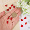 12Pcs Alloy Enamel Pendants FIND-CA0009-59-3