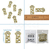 Open Back Bezel Pendants X-PALLOY-TAC0010-08AB-10
