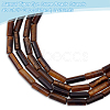 2 Strands Natural Tiger Eye Stone Beads Strands G-OC0004-89-4