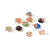 Fashewelry 10pcs 5 colors Cat Eye Glass Charms CE-FW0001-01-20