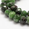 Natural Ruby in Zoisite Beads Strands G-G682-03-6x10mm-3