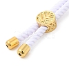 Twisted Nylon Cord Silder Bracelets DIY-B066-03G-07-3