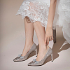 Glass Rhinestone Bowknot Shoe Decorations AJEW-WH0323-24B-9