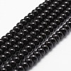 Natural Black Onyx Beads Strands G-P161-19-6x3mm-1