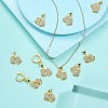 10Pcs Brass Pave Cubic Zirconia Pendants KK-SZ0002-66-4
