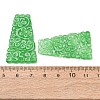 Dyed Natural Quartz Carved Pendants GG-CBA0022-14A-3