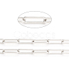 Brass Paperclip Chains CHC-L044-01C-P-1