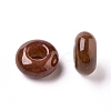Natural Indian Agate European Beads G-G740-12x6mm-11-2
