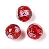 Luminous Handmade Gold Sand Lampwork Beads LAMP-T021-10mm-03V-2