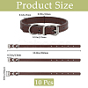 PU Leather Pet Collar AJEW-WH20001-72A-2