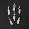 Natural Rose Quartz Double Terminated Pointed Pendants X-G-D415-12-4