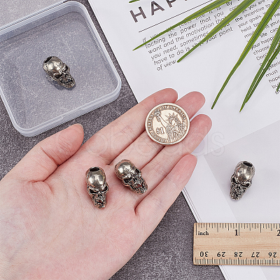 4Pcs Brass Beads KK-PH0013-27AS-1